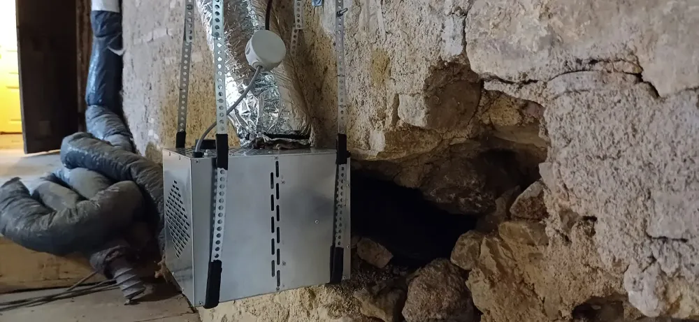 installation ventilation